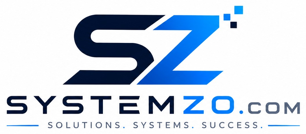 شعار Systemzo، شريك حلول البرمجيات والأنظمة