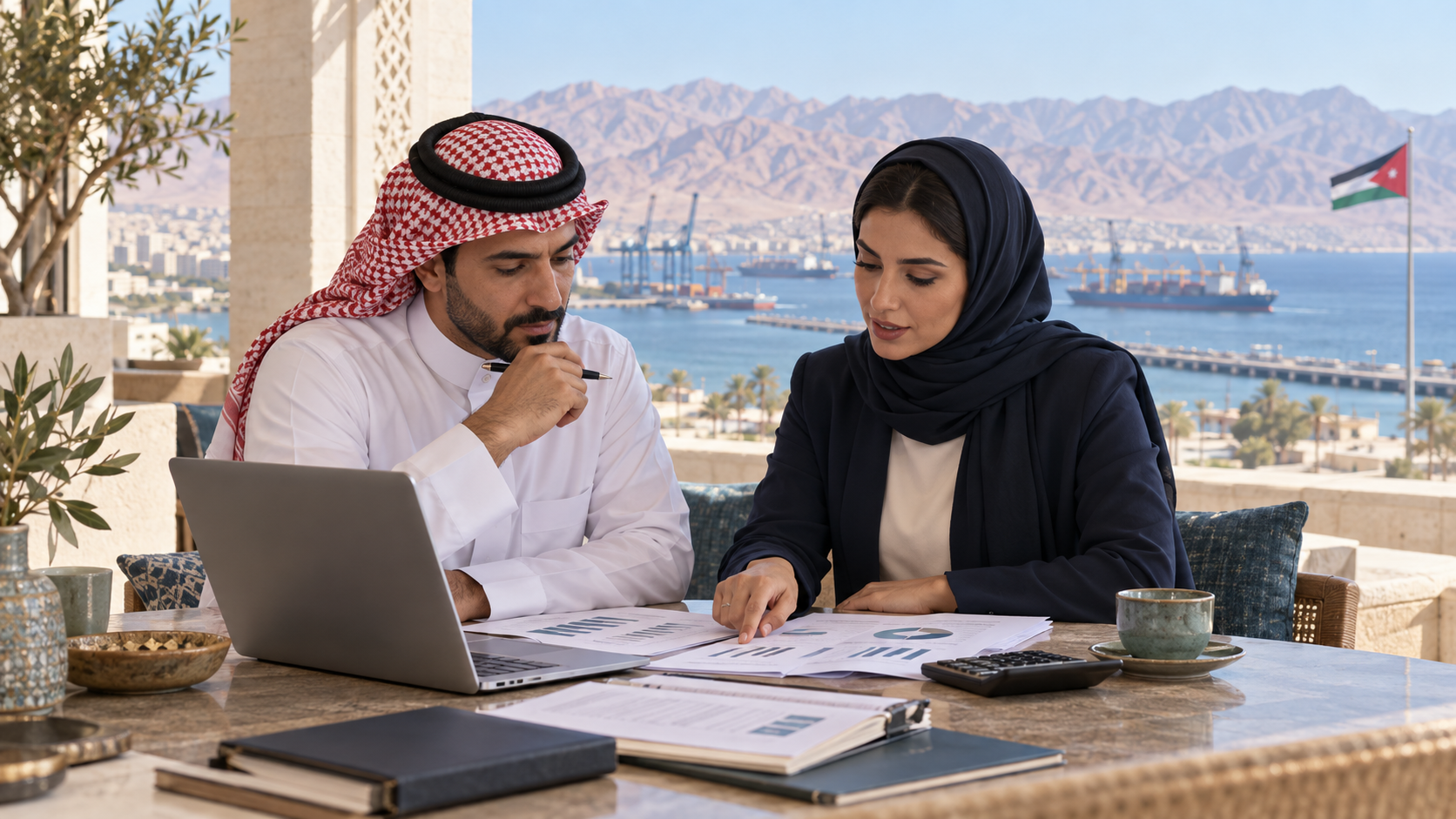 التنظيم المالي ودعم القرار — أناقة الأردن